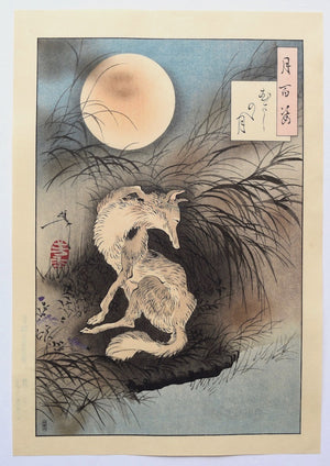 One Hundred Aspects of the Moon - Musashi Plain Moon - - SAKURA FINE ART