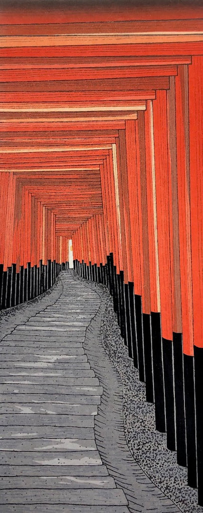 - Senbon torii (A Thousand Torii at the Fushimi Inari Shrine) -