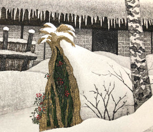 - Fuyu Kazaru (Winter Scene at Mountain Village) -