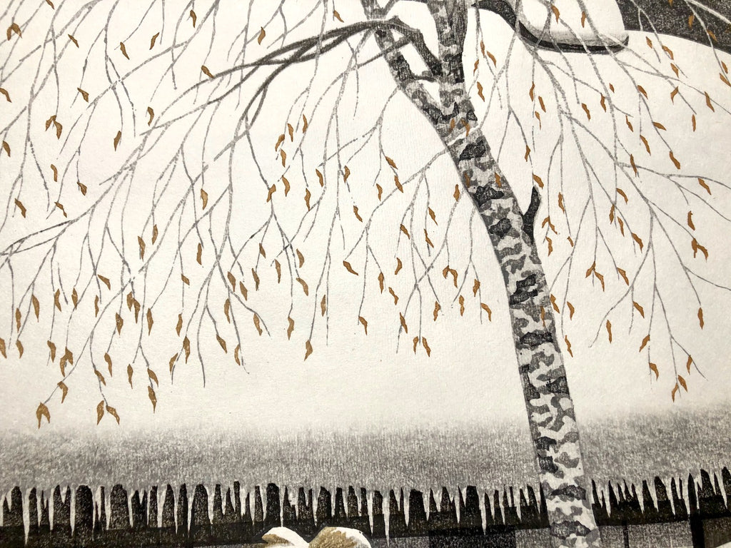 - Fuyu Kazaru (Winter Scene at Mountain Village) -