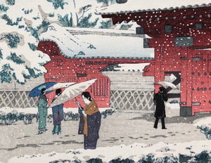 - Hongo Akamon no Yuki (Hongo Red Gate in Snow) -