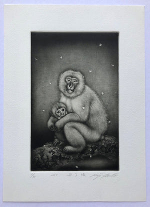 Boshi-zaru (Mother and Child Monkey)