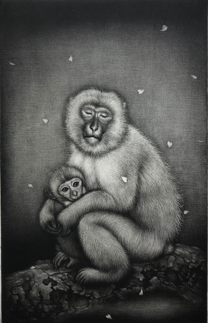 Boshi-zaru (Mother and Child Monkey)