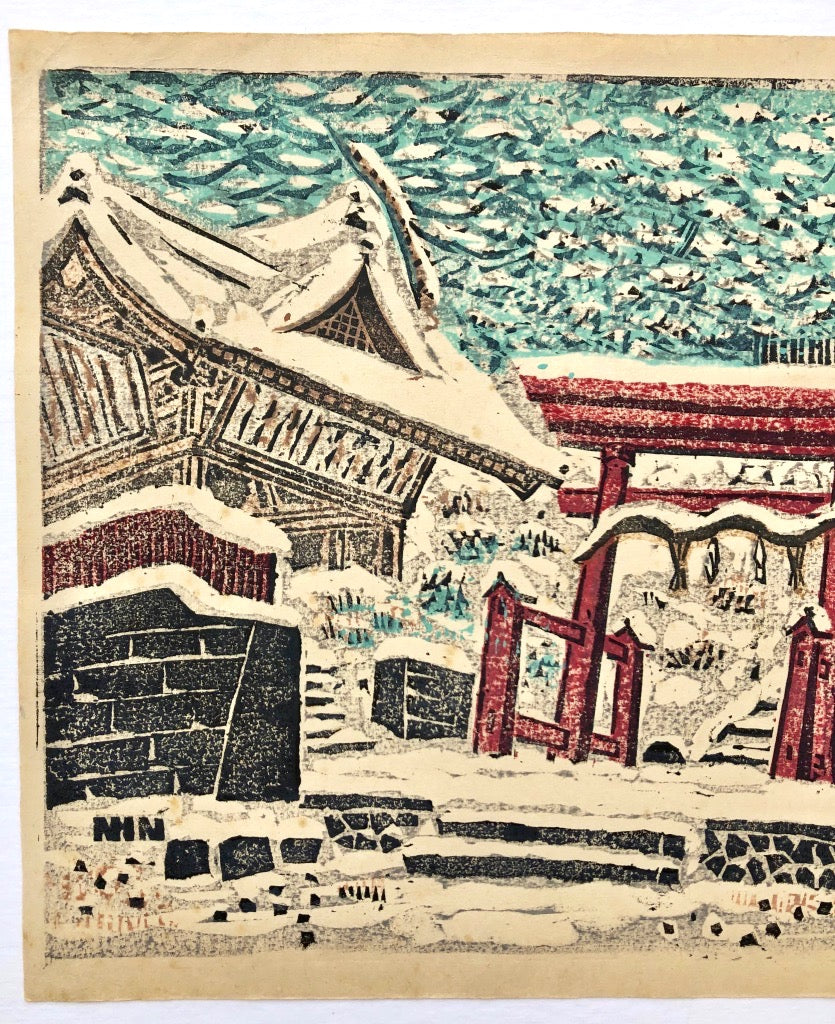 - Torii Gate in the Snow -