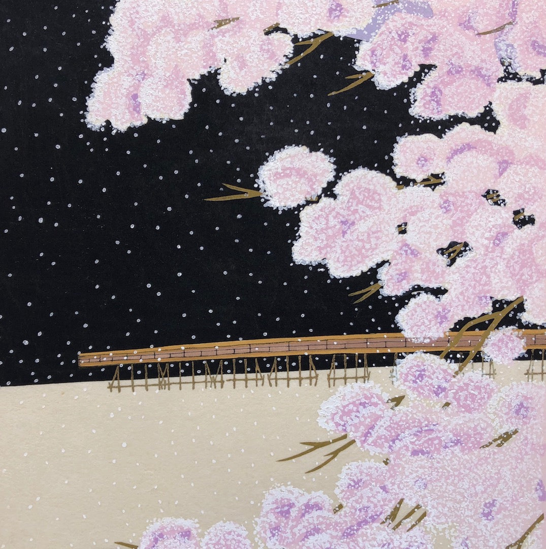 Ranzan Oukei (Cherry Blossom at Arashiyama) - Teruhide Kato