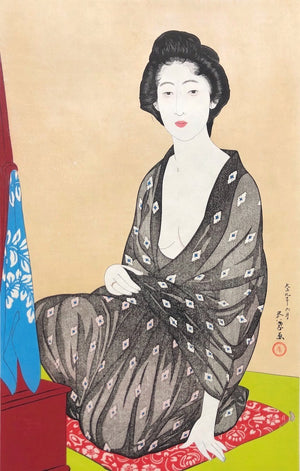 - Usugoromo Naniwa no Onna  (Woman in loose summer Kimono) -