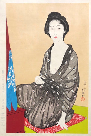 - Usugoromo Naniwa no Onna  (Woman in loose summer Kimono) -