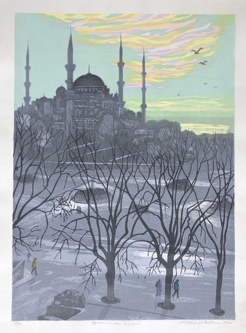 - Asayake no Blue Mosque, Istanbul  (The Blue Mosque in the Morning Glow, Istanbul)-