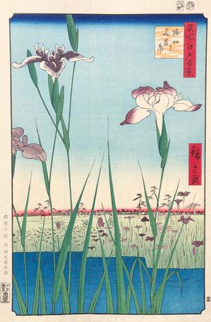 - Horikiri no Hana shobu (Horikiri Iris Garden from One Hundred Famous Views of Edo) -