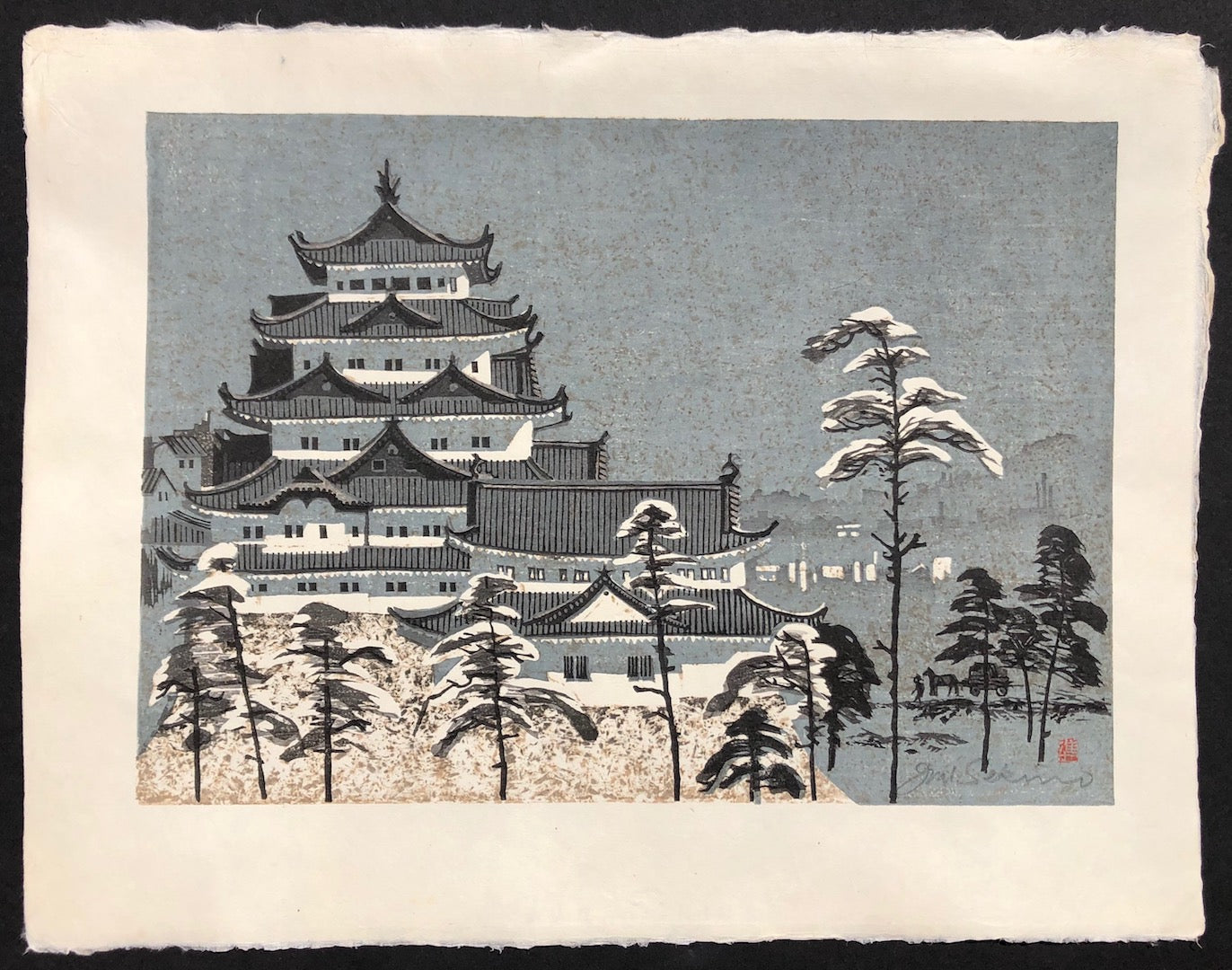 - Miya (Nagoya Castle)  From 53 stations of Tokaido Road -