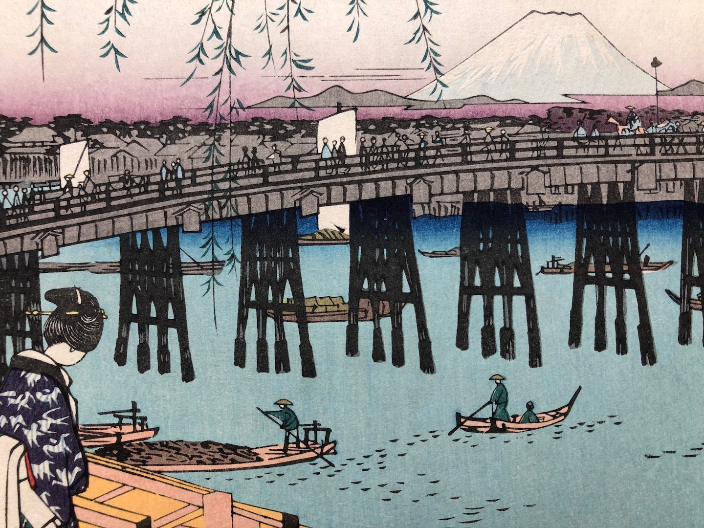 - Fuji Sanjū-Rokkei, Toto Ryogoku (Ryogoku Bridge in the Eastern Capital from the series Thirty-six Views of Mount Fuji) -