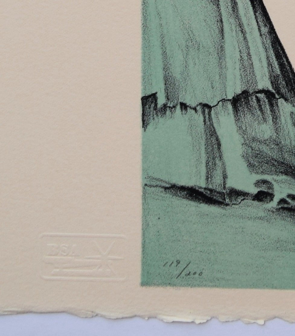 A SUITE OF SEVEN ORIGINAL LITHOGRAPHS BY MASUO IKEDA #7 - Masuo Ikeda - SAKURA FINE ART