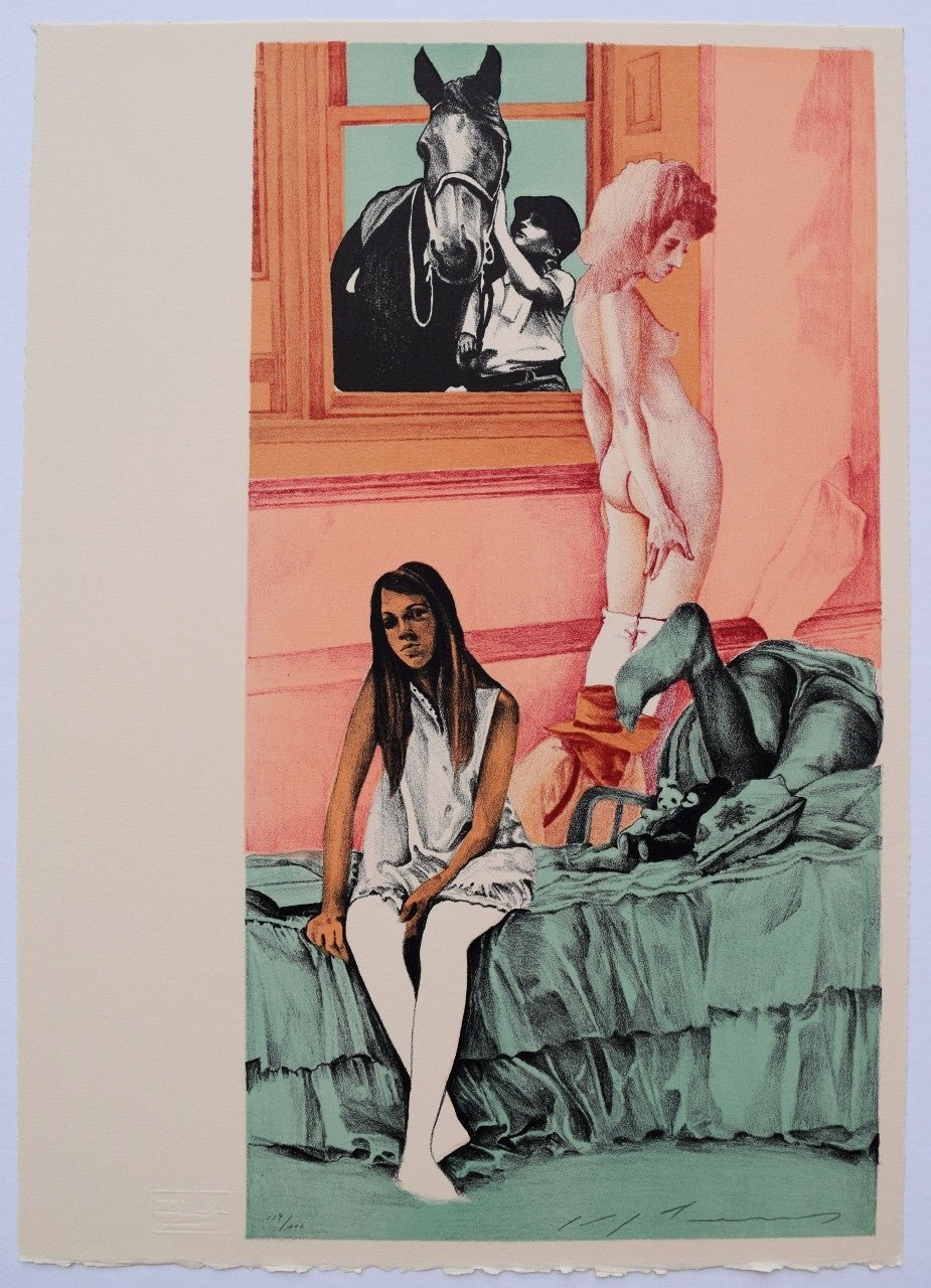 A SUITE OF SEVEN ORIGINAL LITHOGRAPHS BY MASUO IKEDA #7 - Masuo Ikeda - SAKURA FINE ART