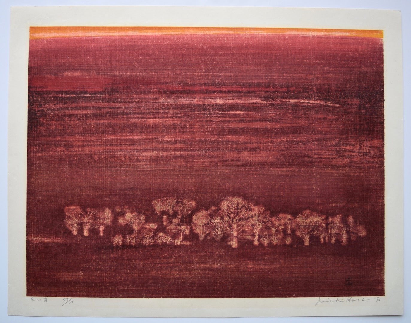  - Akai no (Red Fields), 1972 - Joichi Hoshi - SAKURA FINE ART