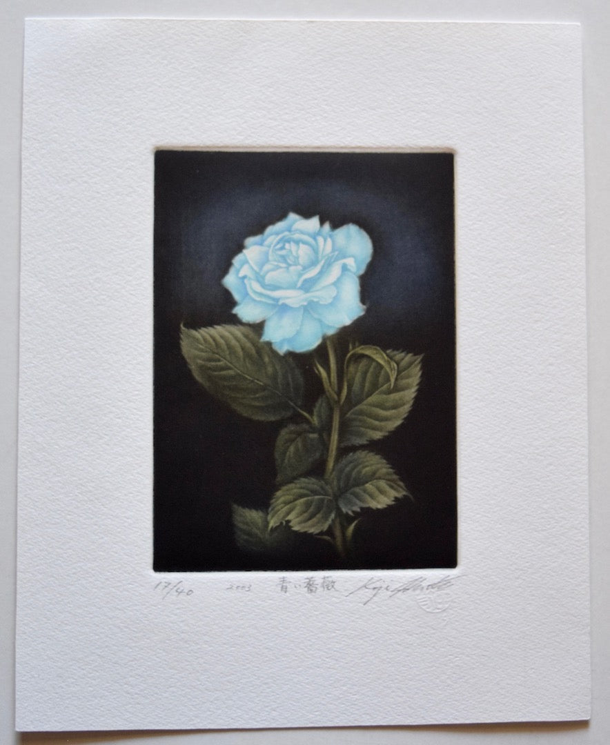 Aoi Bara (Blue Rose) - Koji Ikuta - SAKURA FINE ART