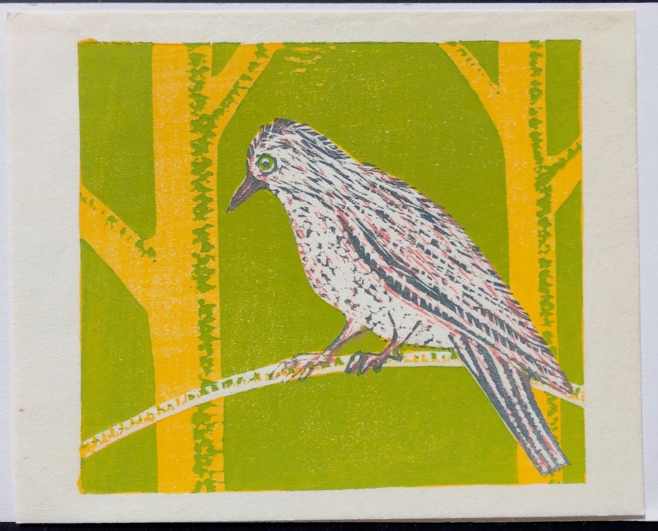  - Bird on the Branch - Goro Kumagai - SAKURA FINE ART