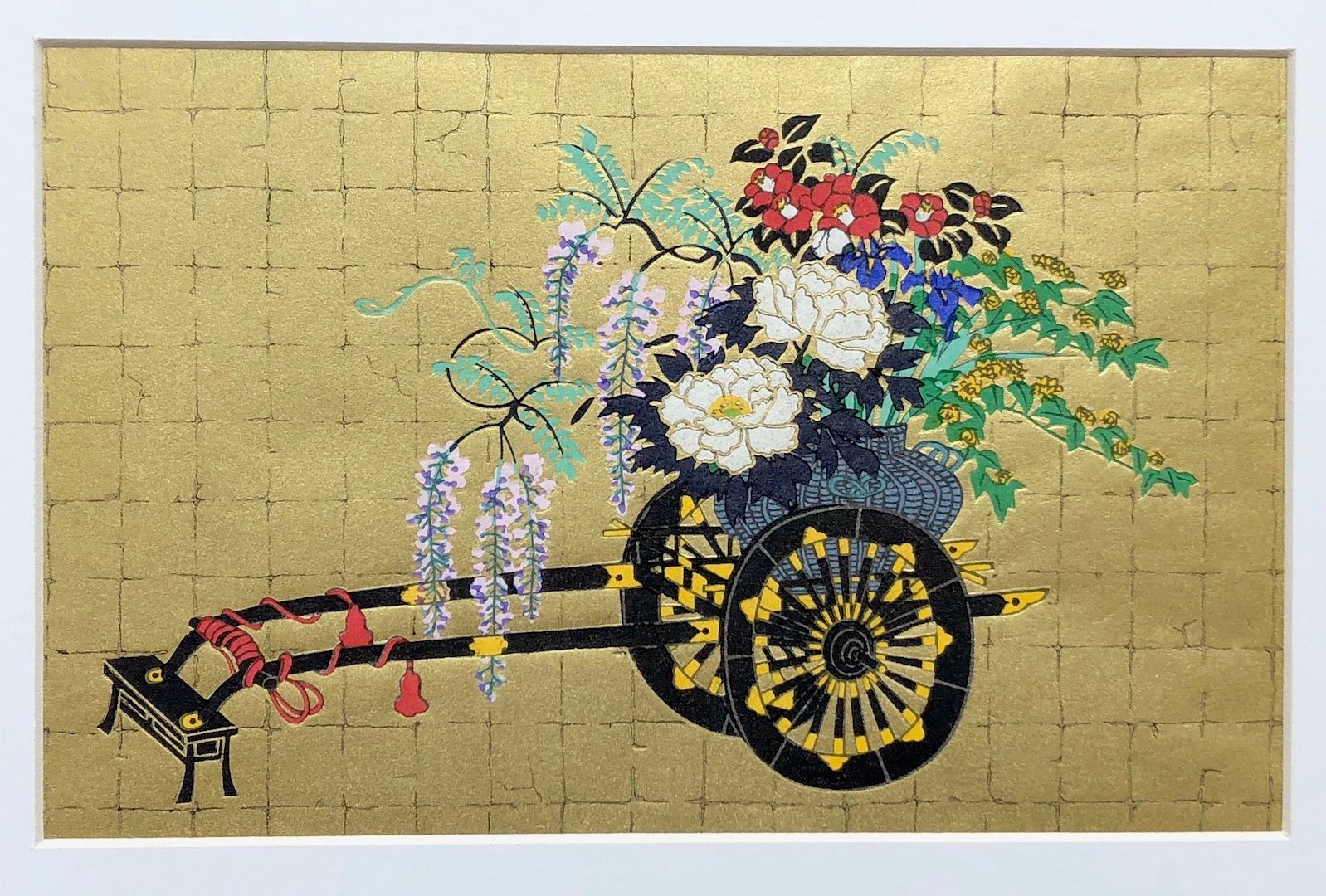  - Flower Cart - unknown artist - SAKURA FINE ART