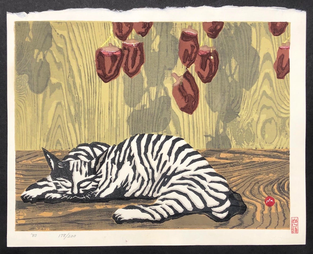  - Hinata Bokko (Cat Basking in the Sun) - Susumu Yamaguchi - SAKURA FINE ART