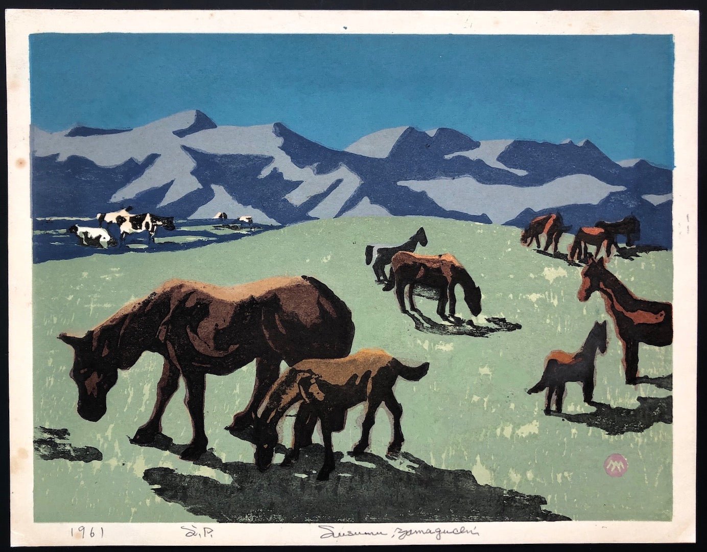  - Hōboku (Pasture) - Susumu Yamaguchi - SAKURA FINE ART