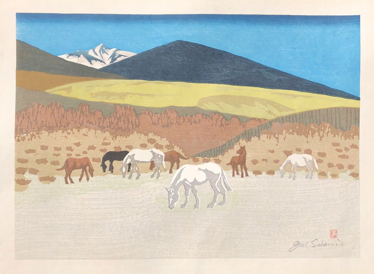  - Kayano - Kogen (Kayano - Kogen Plateau) - Junichiro Sekino - SAKURA FINE ART