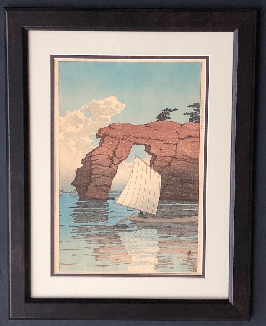  - Matsushima Zaimokujima (Zaimoku Island at Matsushima) - Hasui Kawase - SAKURA FINE ART