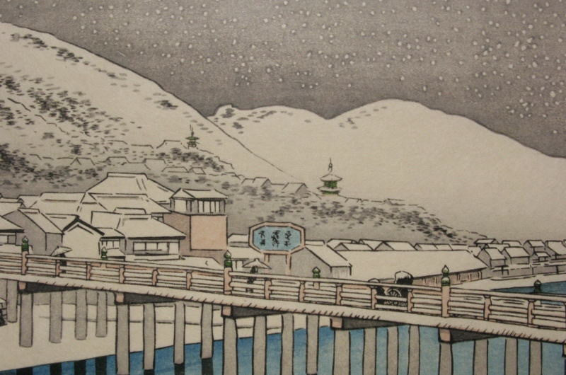 Sanjo Ohashi  (Sanjo Bridge, Kyoto) - SAKURA FINE ART