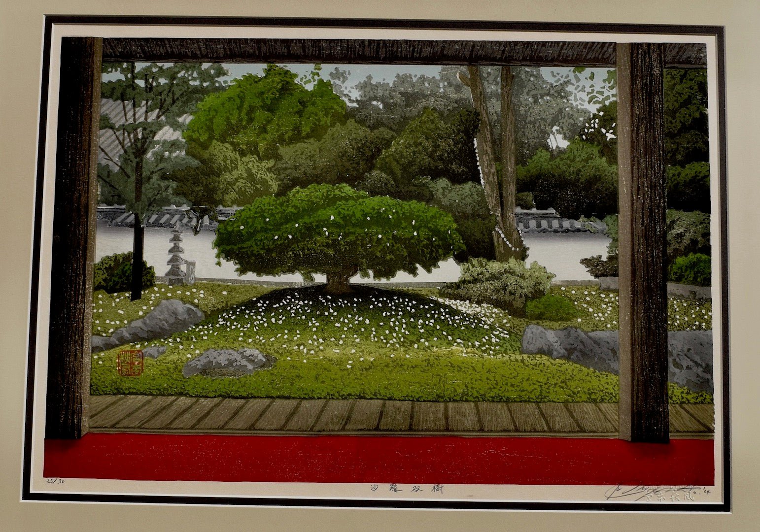 Sarasoju (Summer Camellia) - Shufu Miyamoto - SAKURA FINE ART