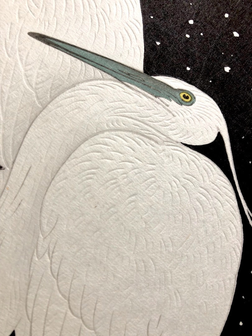  - Secchu Shirasagi (Two Herons in Snow) - SAKURA FINE ART