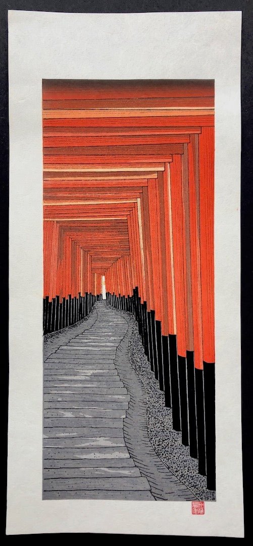  - Senbon torii (A Thousand Torii at the Fushimi Inari Shrine) - SAKURA FINE ART