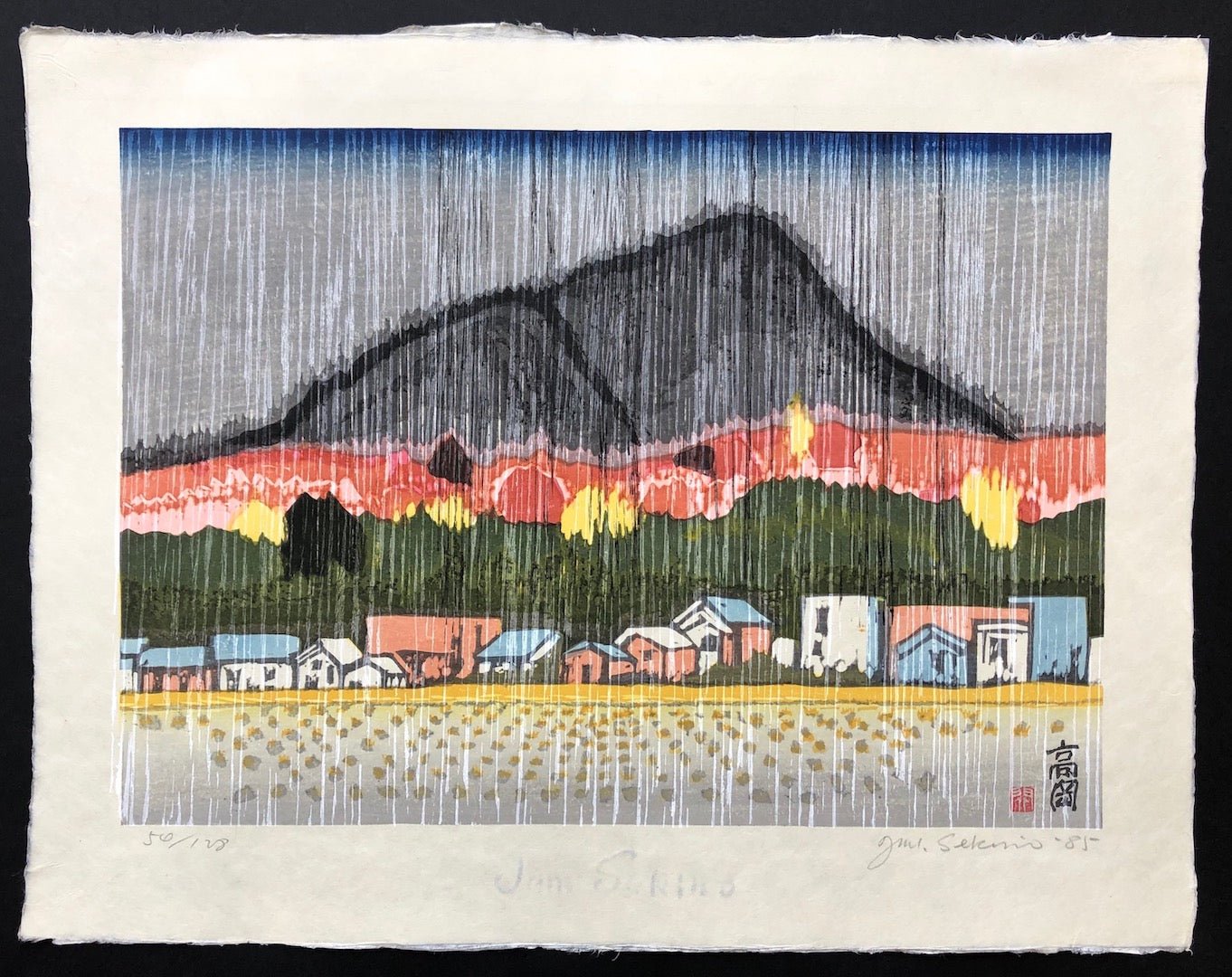  - Takaoka (Squall at Takaoka) - Junichiro Sekino - SAKURA FINE ART