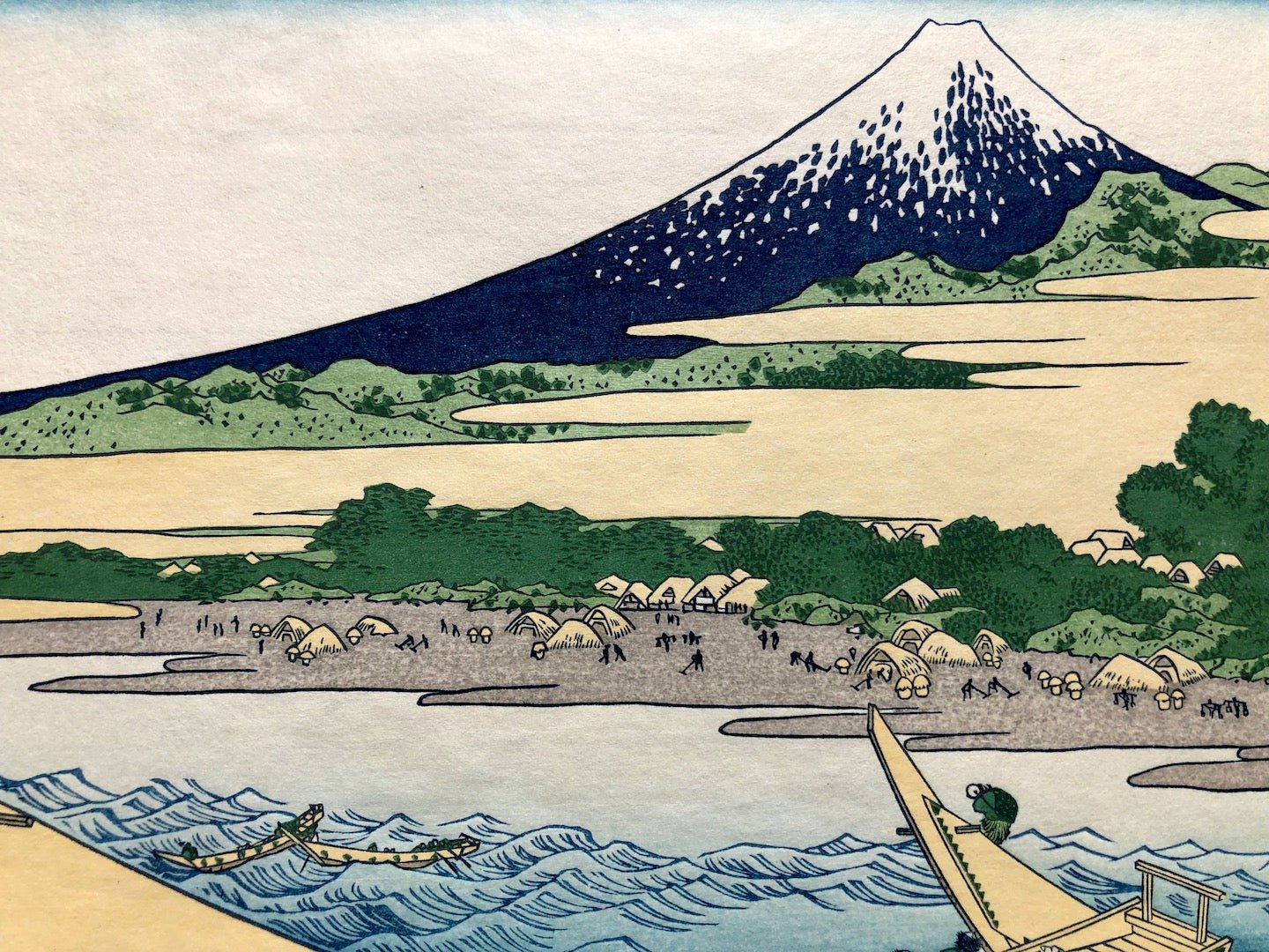  - Tokaido Ejiri Tagonoura Ryakuzu (View from Tago Bay at Ejiri on Tokaido Highway) - Hokusai Katsushika - SAKURA FINE ART