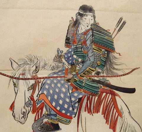 Tomoe no Shutsujin  (Tomoe Gozen, the Female Warrior) - SAKURA FINE ART