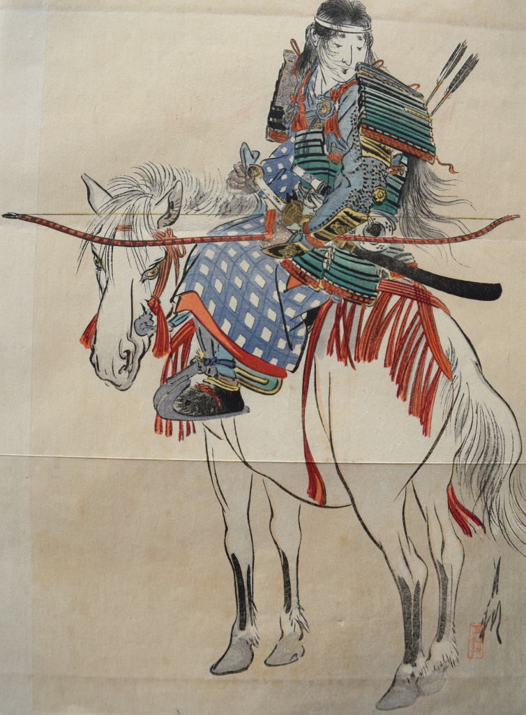 Tomoe no Shutsujin  (Tomoe Gozen, the Female Warrior) - SAKURA FINE ART