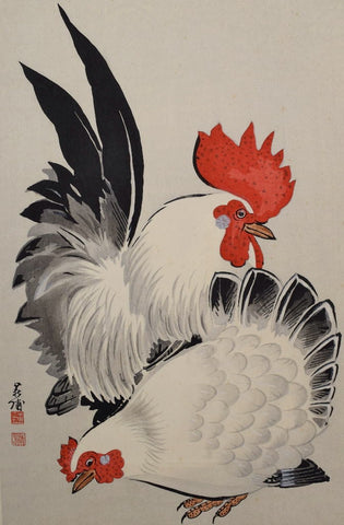 Niwatori  (Chickens) - SAKURA FINE ART