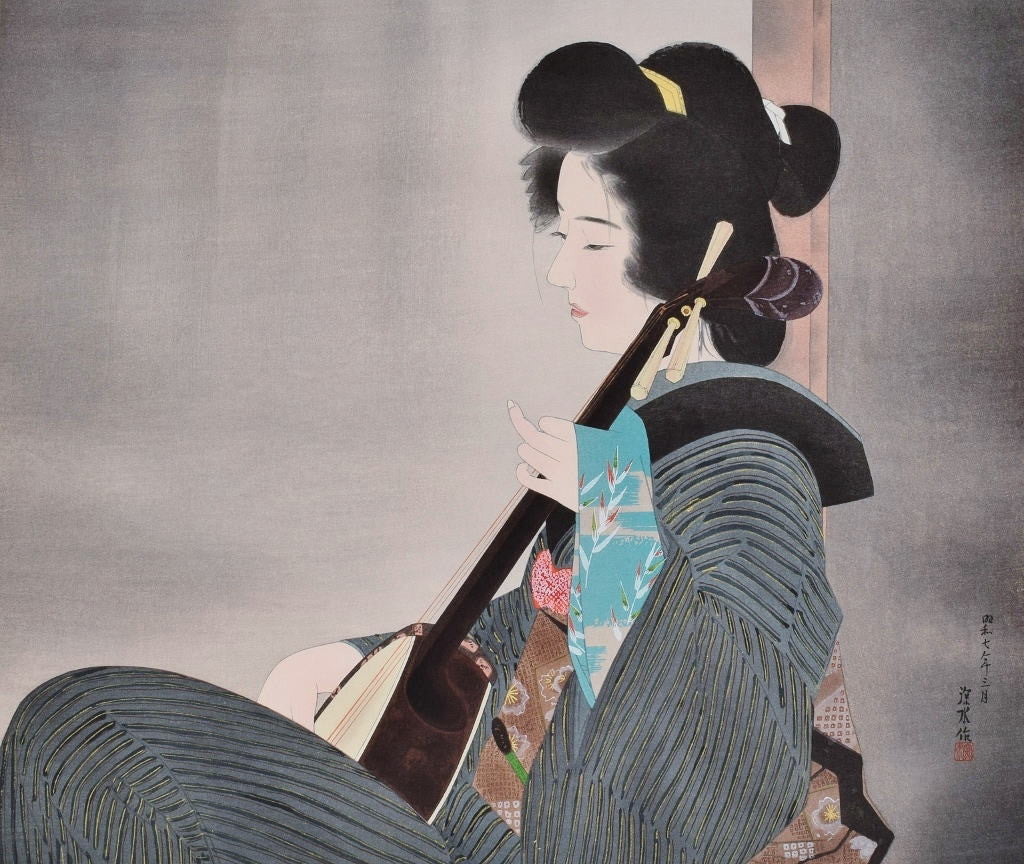 Tsumabuki (Strumming) - SAKURA FINE ART